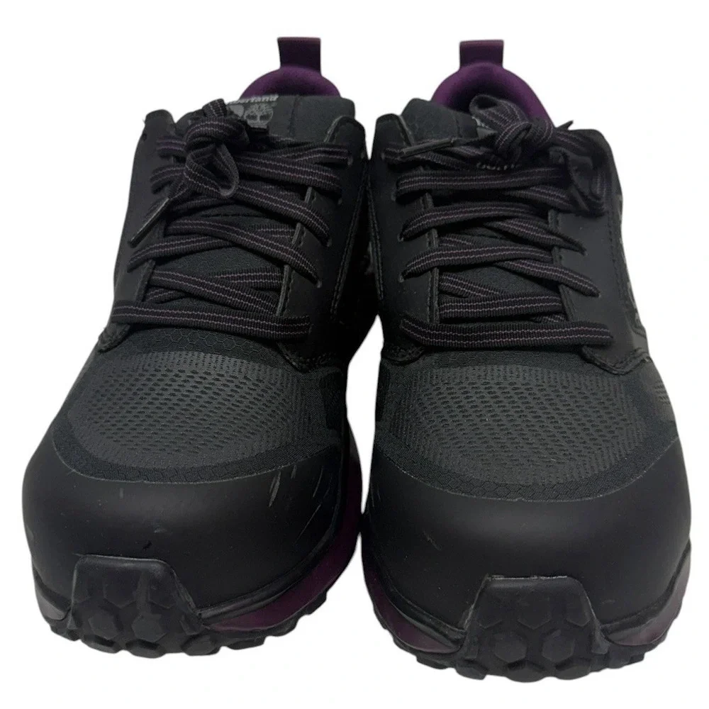 Timberland PRO Reaxion Women's‎ 8.5 Composite Toe Work Shoes Black Purple New